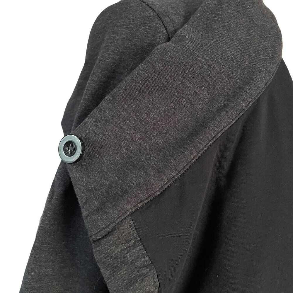 LuLuLemon Athletica Jacket Size 6 Dark Gray Asymmetrical Tunic Length Pockets - Picture 8 of 11